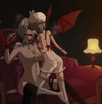 Hentai kissing lesbian succubus bondage adult flash games - 